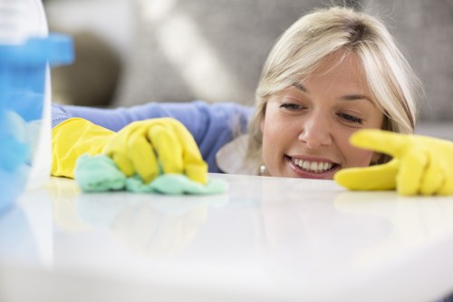 Commercial carpet maintenance for a busy Millwall business space